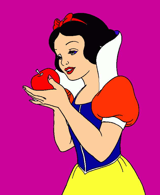 blanca nieves para colorear