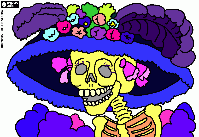 Catrinas Para Colorear - Latino Photo - L@MM Board!