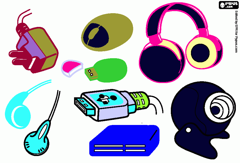 Computación dibujos para colorear