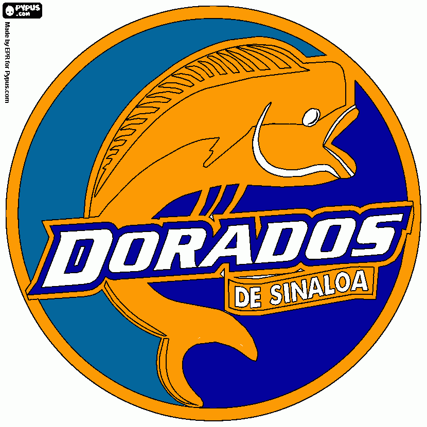 DORADOS FC para colorear