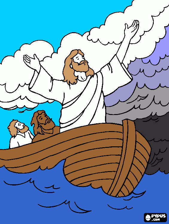 Jesus calma la tempestad para niños - Imagui Jesus calma la tempestad para niños - Imagui