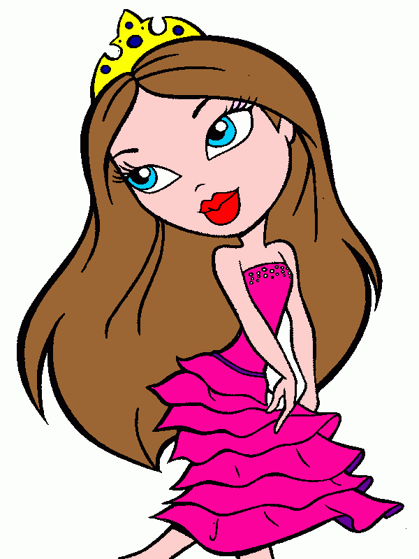 las bratz para colorear