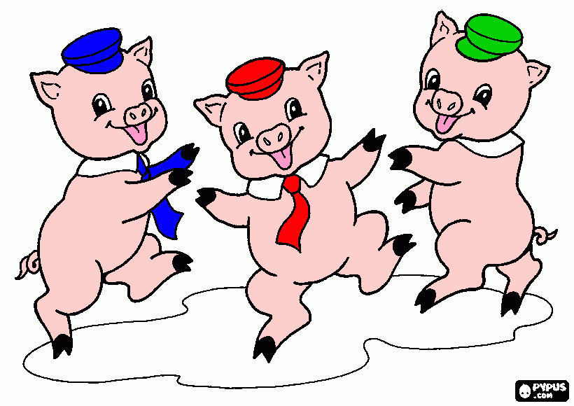 Los Tres Chanchitos y El Lobo Feroz- Cuento Infantil - YouTube