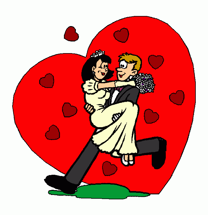 novios para colorear