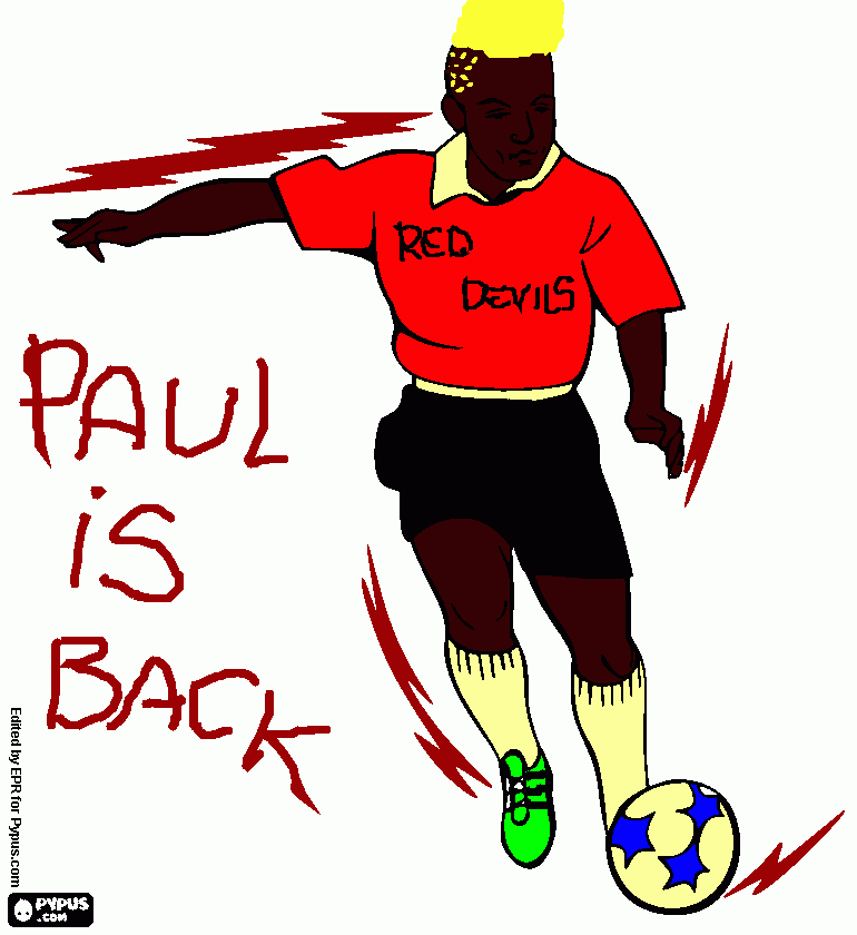 PAUL IS BAC <3 para colorear