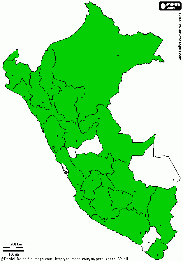 Perú Abril 2016 para colorear
