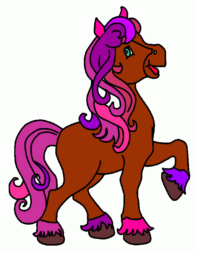 pony para colorear