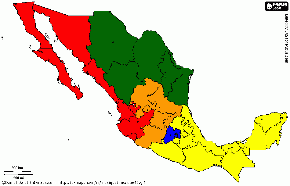 rep mexicana para colorear