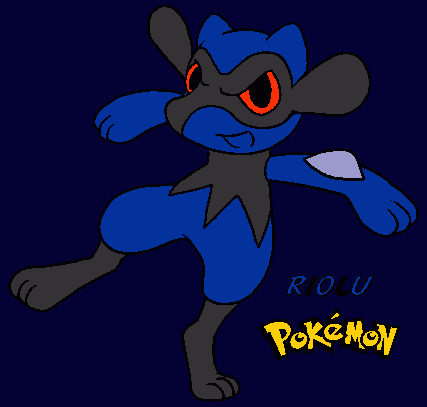 Riolu para colorear