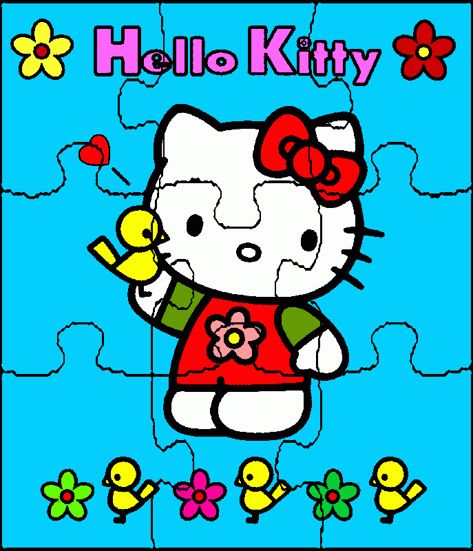 rompecabezas hello kitty
