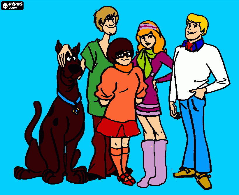 Scooby Doo La Película Dibujo 1 para colorear