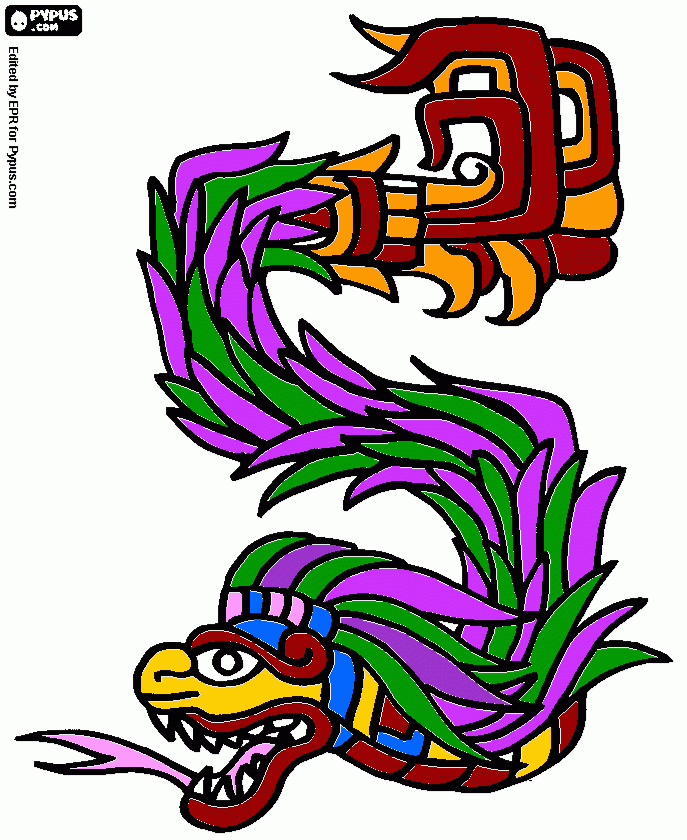 Serpent para colorear