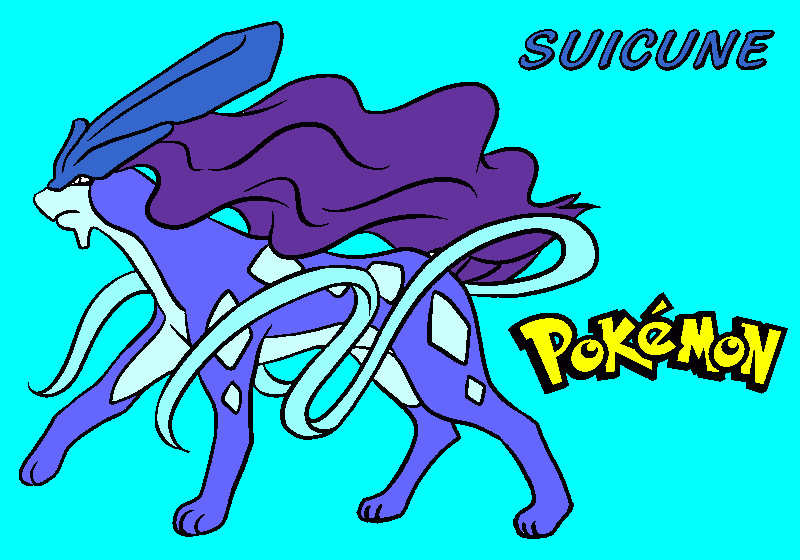 Suicune para colorear