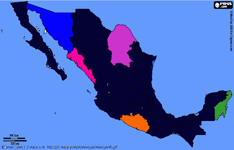 termo México para colorear