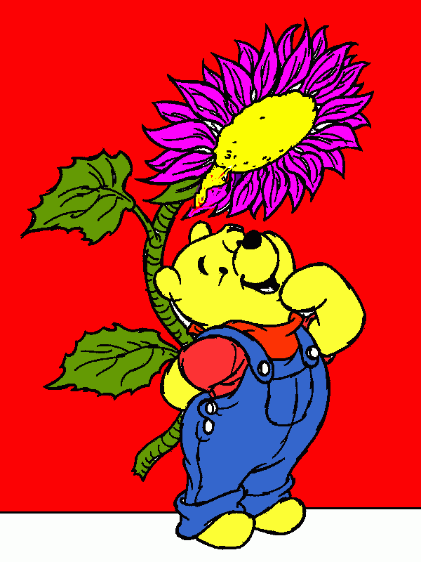 winnie pooh para colorear