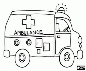 Colorear Ambulancia