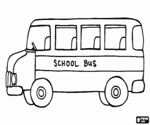 Colorear Autobus escolar