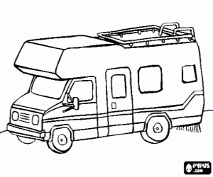 Colorear Autocaravana o motorhome