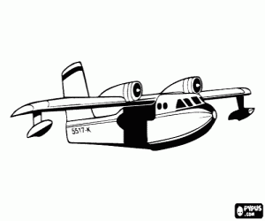Colorear Avioneta a reacci�n