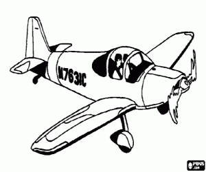 Colorear Avioneta con h�lice