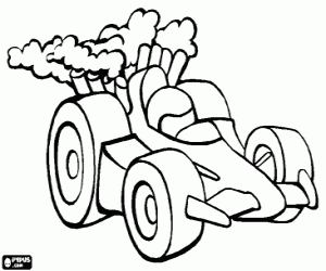 Colorear Coche de carreras