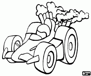 Colorear Coche de carreras