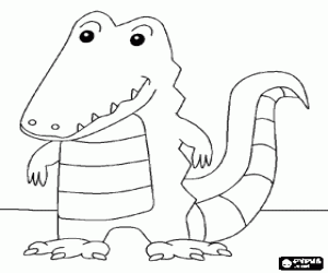 Colorear Cocodrilo