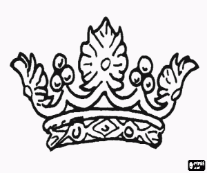 Colorear Corona de la reina