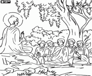 Colorear El Buda convence a sus compa�eros