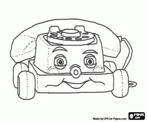 Colorear El Telefonito o Chatter Telephone es un juguete cl�sico de Fisher-Price