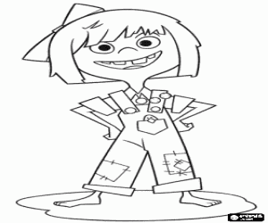 Colorear Ellie so�aba con explorar Sudam�rica, la ni�a amiga de Carl con la que se cas� con el paso de los a�os