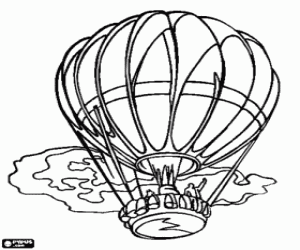 Colorear Globo aerost�tico