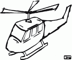 Colorear Helic�ptero