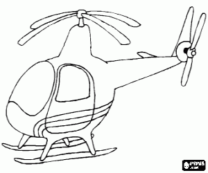 Colorear Helic�ptero