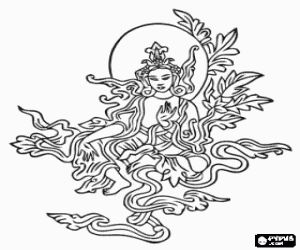 Colorear Imagen de Buda