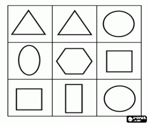 Colorear Juega con las caja de las formas, aprende a reconocer las formas geom�tricas