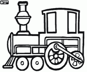 Colorear Locomotora de vapor