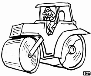 Colorear M�quina de compactaci�n
