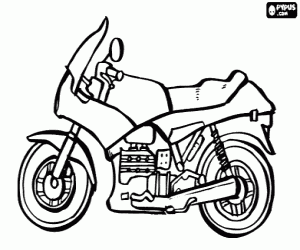 Colorear Moto de carretera