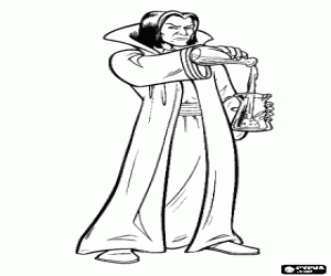 Colorear Profesor Severus Snape
