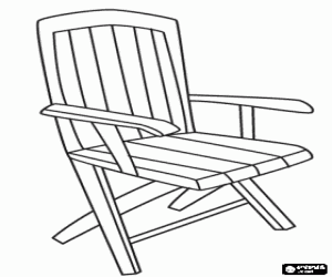 Colorear Silla con reposabrazos