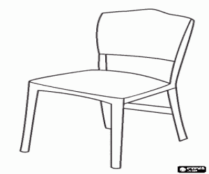 Colorear Silla simple