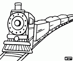 Colorear Tren de mercancias