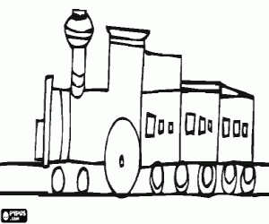 Colorear Tren de vapor