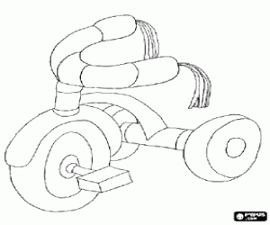 Colorear Triciclo infantil