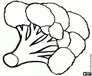 Colorear Un br�coli o br�col
