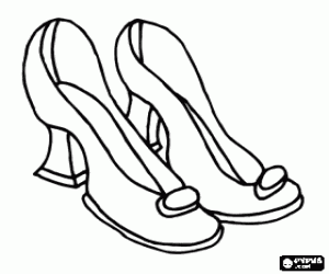 Colorear Un par de elegantes zapatos de tac�n alto