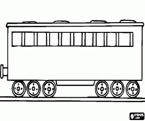 Colorear Vag�n de tren