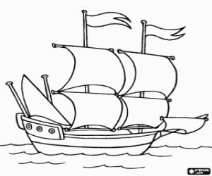 Colorear Velero