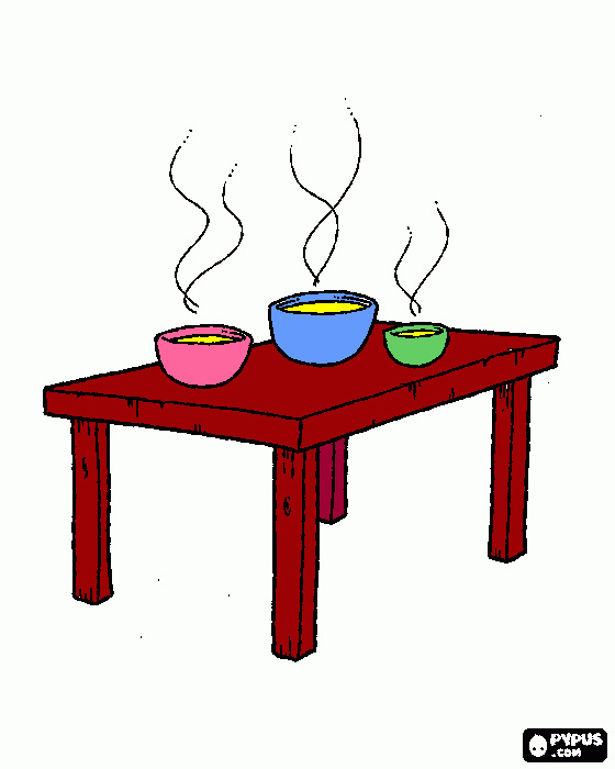 3 cuencos para colorear